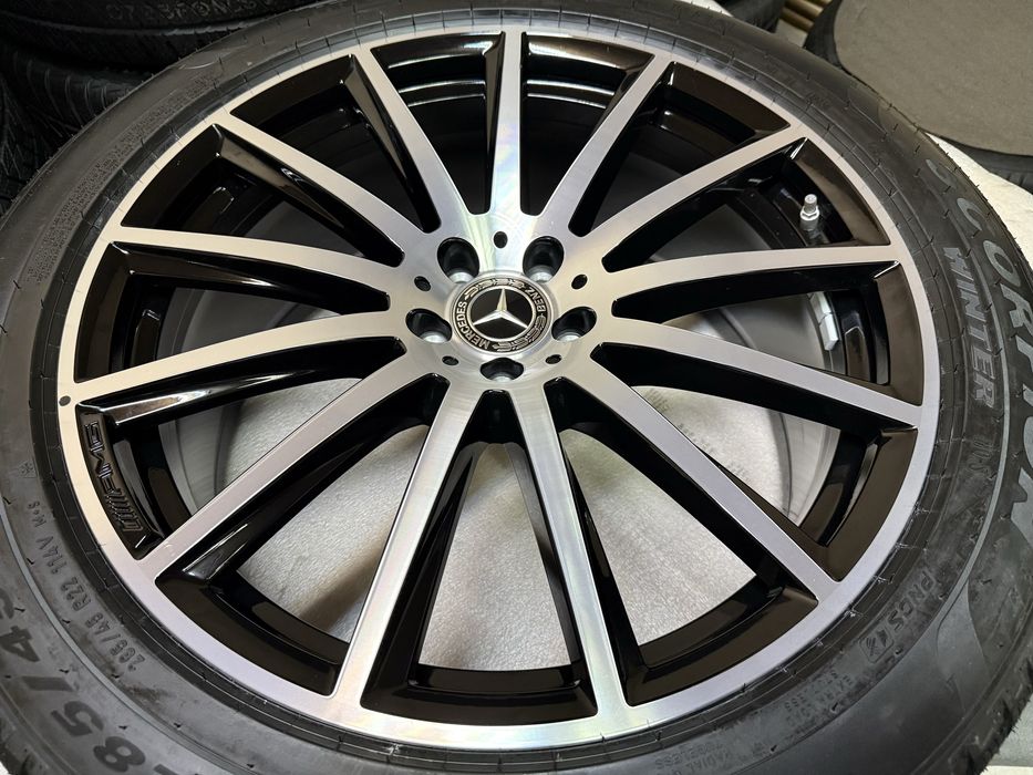 Jante Originale Mercedes GLS-167 pe 22 cu anvelope IARNA !