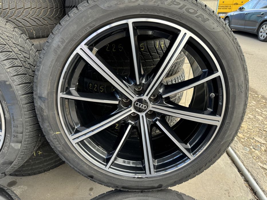 jante originale audi sport r21 q7 q8 sq7 4m echipate iarna
