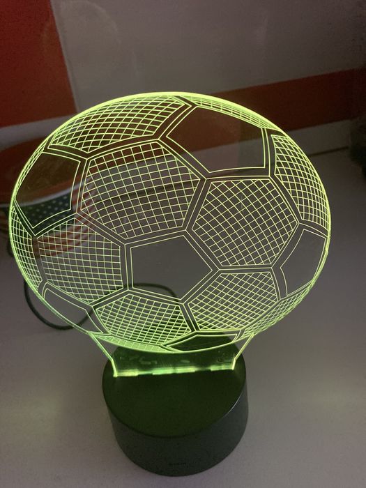 Veioza 3D in 8 culori