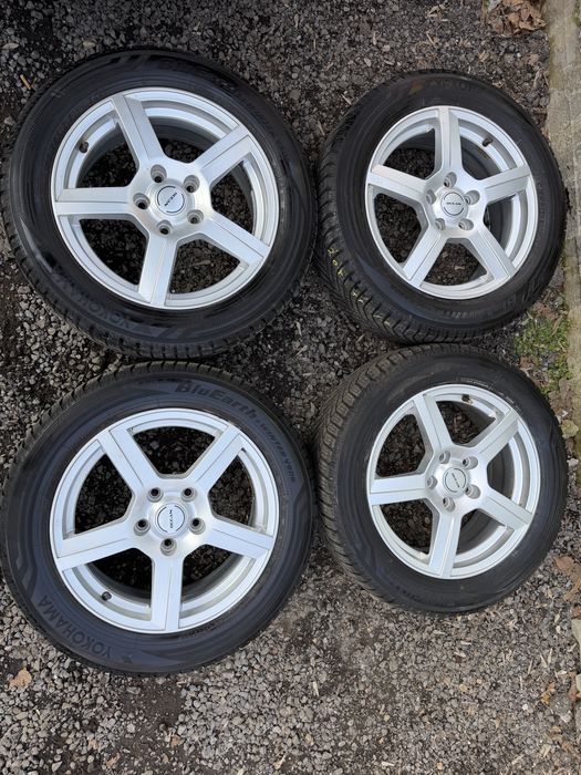 Set jante plus anvelope iarna yokohama /audi/skoda/ vw / passat/ golf