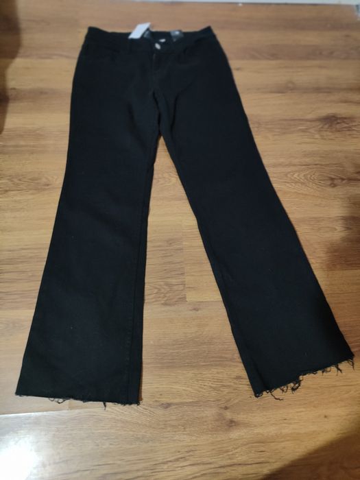Pantaloni dama carouri jeans