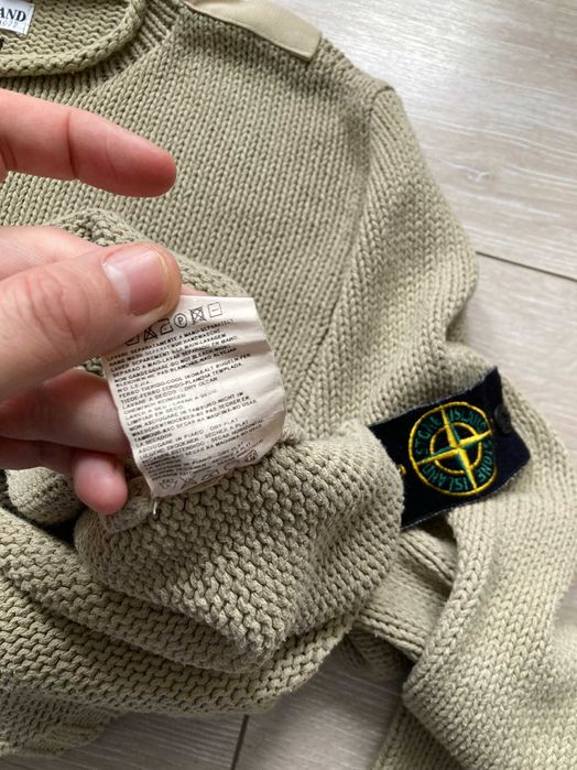 Оригинален Stone Island vintage pullover мъжки памучен пуловер М
