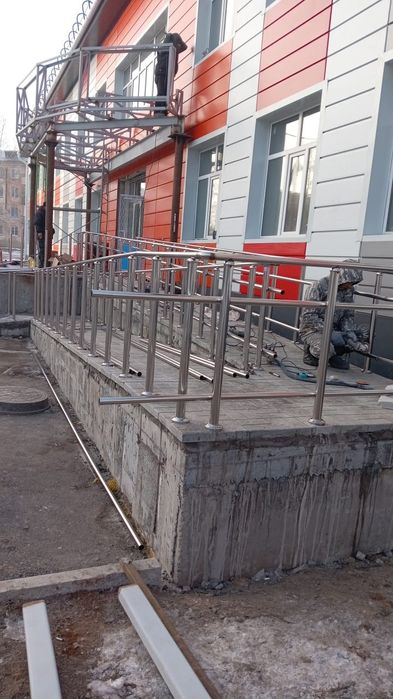 Перила от 10000тг  из нержавеющая стали