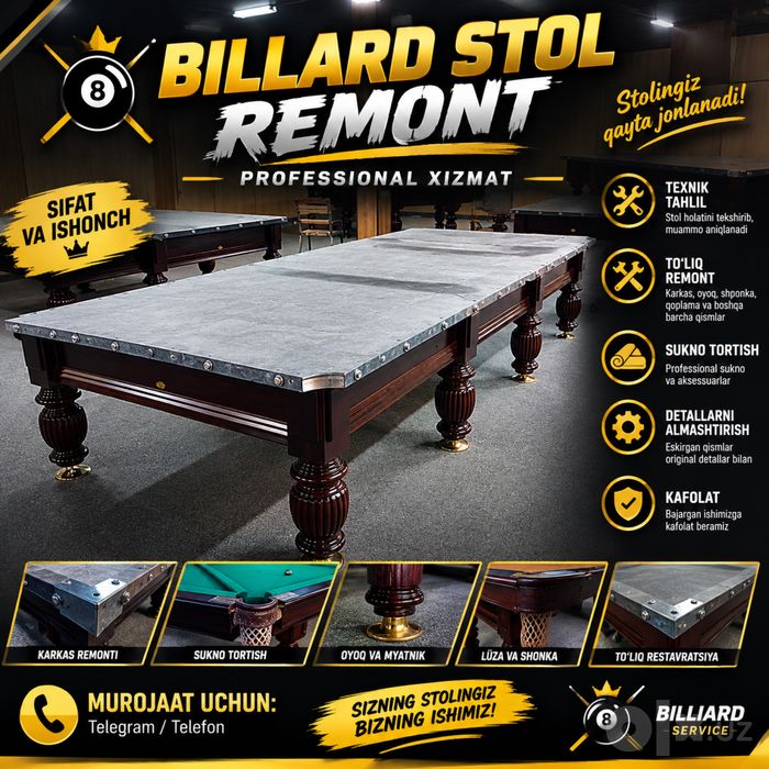 Billard Stol Remont Qilamz