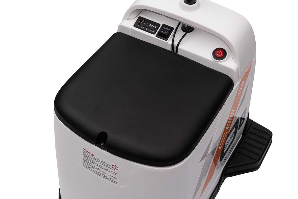 Masinuta electric pt copii, Kinderauto Box-Car 360, 180W, 24V, alba