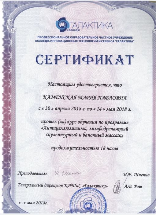 Массаж на все тело
