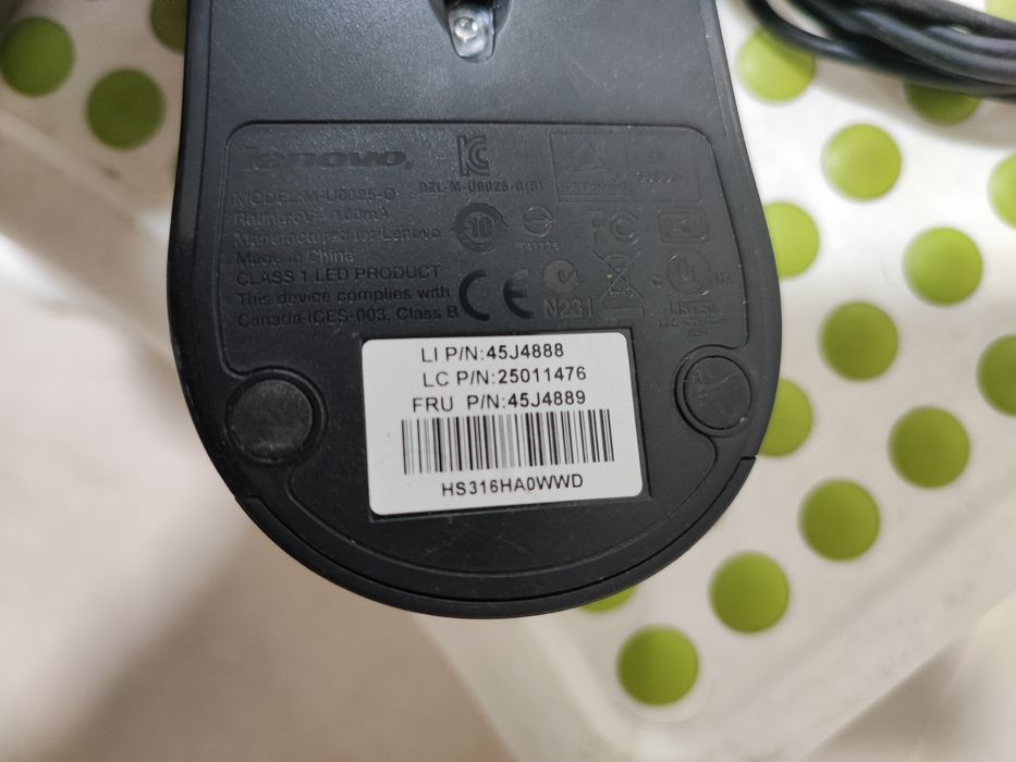 Mouse optic original Lenovo, Dell, IBM