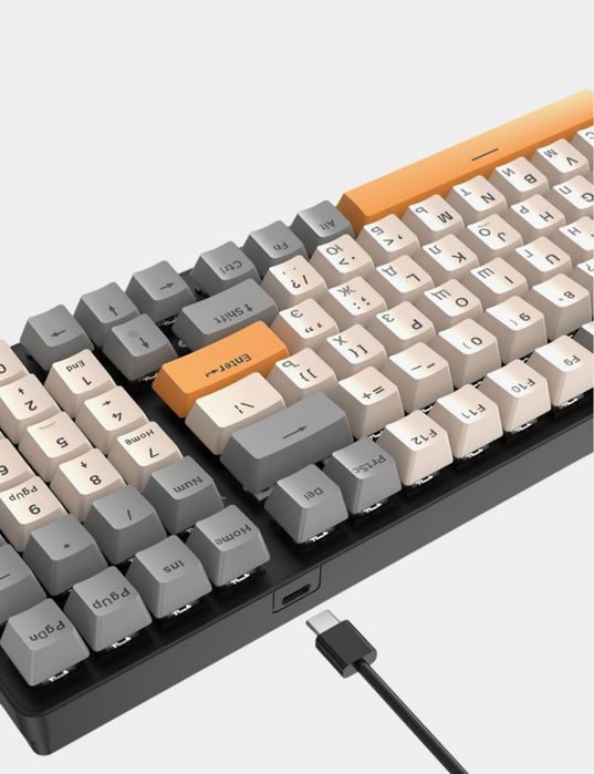 Klaviatura K3 RGB yoritilgan kompyuter uchun o'yin klaviatura