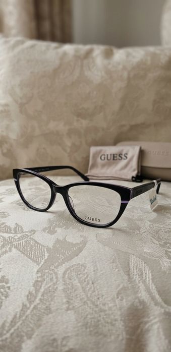 Rame ochelari de vedere GUESS - Model Cat-Eye Negru/Violet