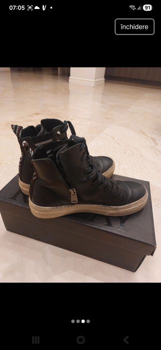 Ghete piele naturala Replay, 37