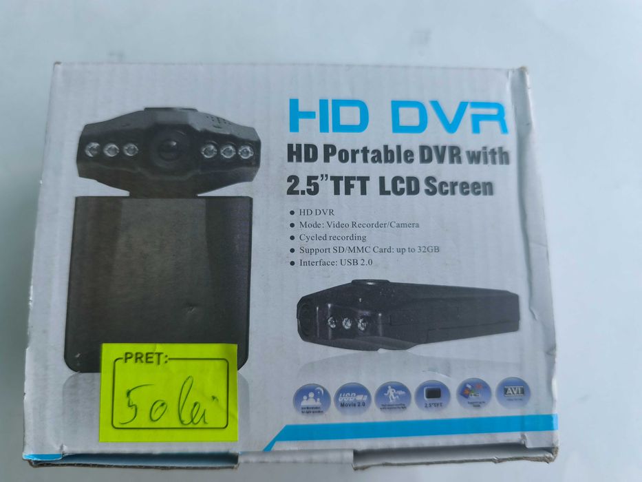 Camera auto fata HD DVR cu inregistrare