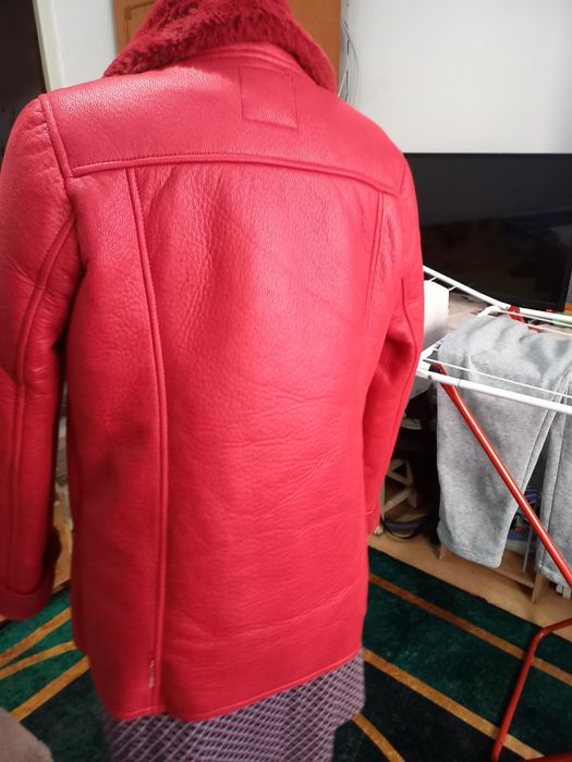 Cojocel imitație piele cu blanita sintetica