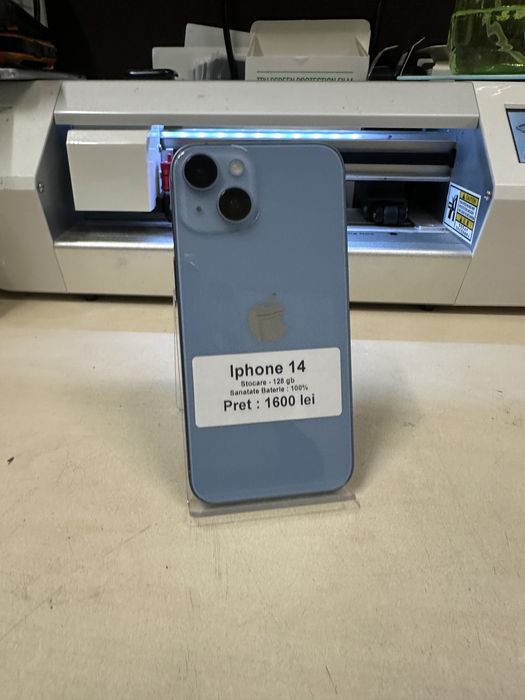 Iphone 14 / 128 gb / Impecabil ca Nou / garantie / folie sticla cadou