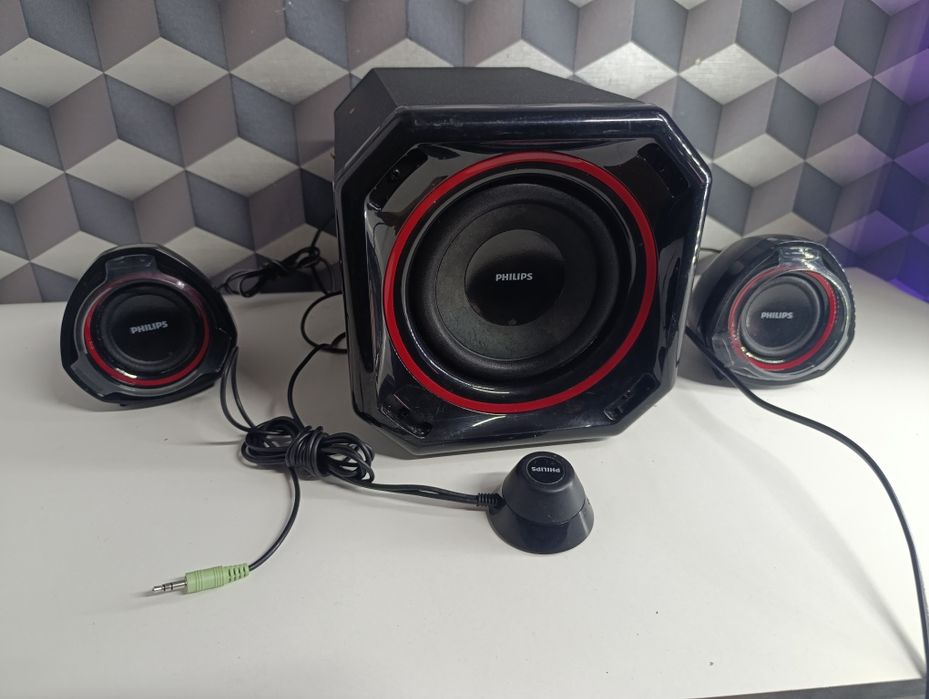 Sistem audio Philips 2 +1 perfect funcțional