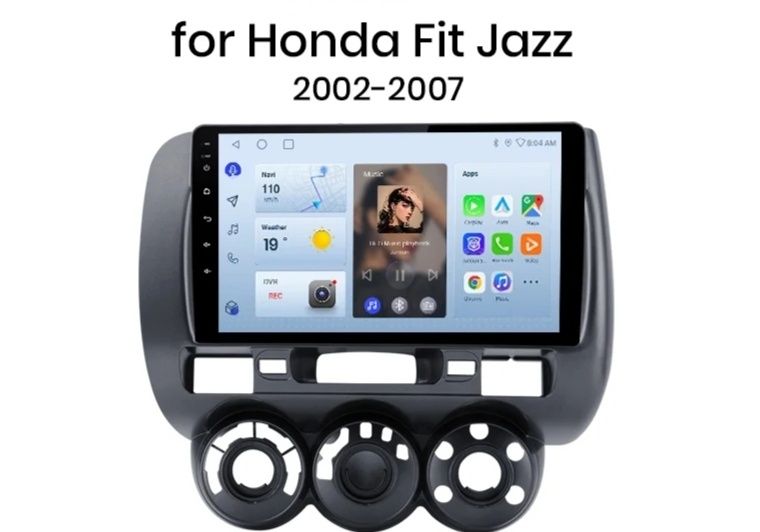 Honda Jazz мултимедия Android GPS Навигация, Carplay, Android auto