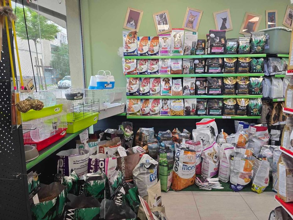 Стелажи за зоомагазин, Крайстенни стелажи, Островни стелажи, НОВИ