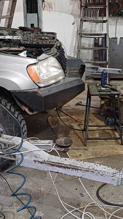 Метални силови брони за Нисан Патрол У61 face,Чероки WJ,Паджеро 2008г