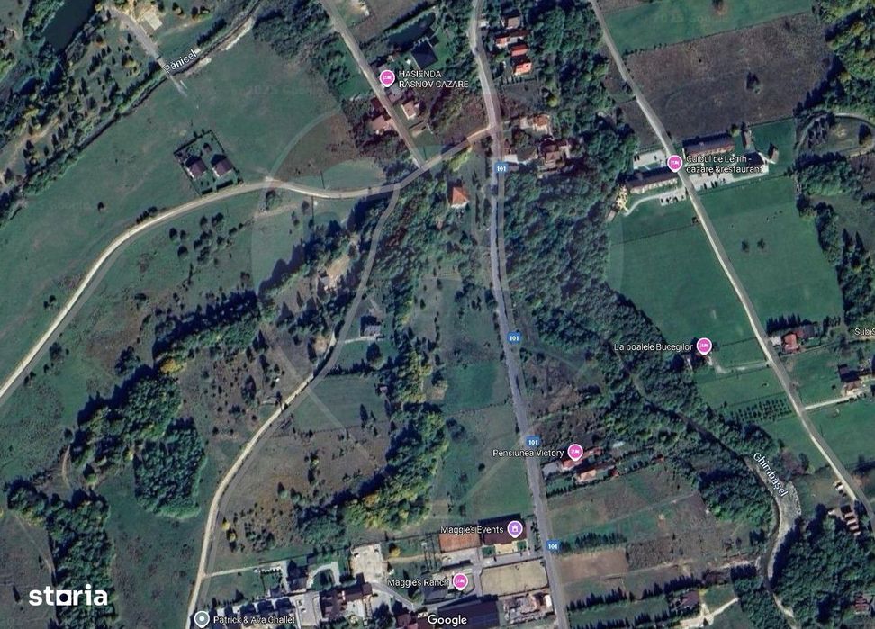 Teren extravilan Rasnov , Glajerie-Str Poiana velicanului, 1100mp