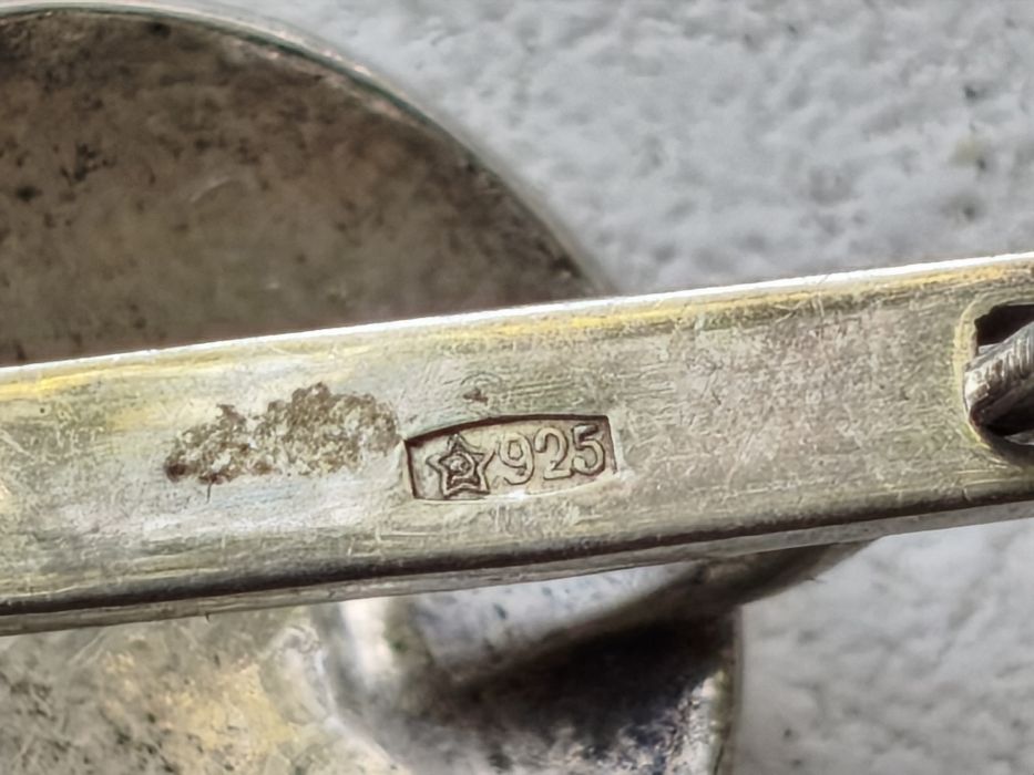 Серебро. 925 пр. Кольцо и серьги. Набор.
