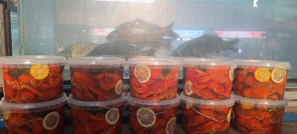 Живая рыба раки можем приготовить