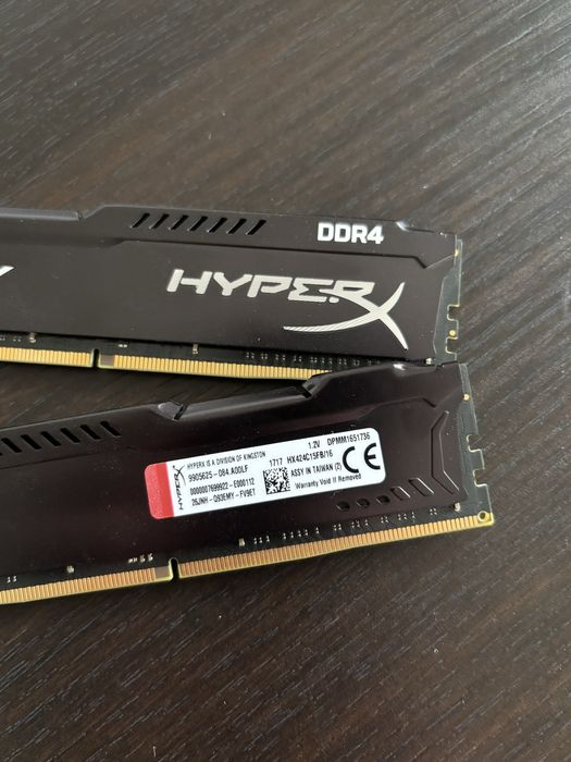 32 Gb RAM Fury HyperX DDR4 2400