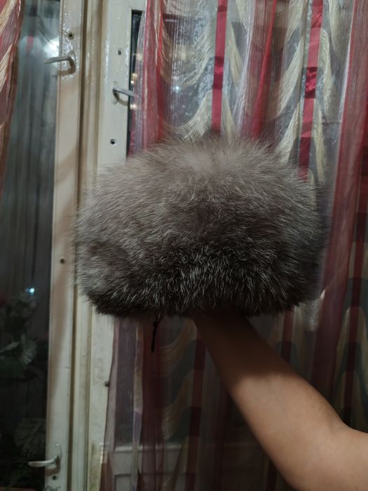 Песцовая шапка женская