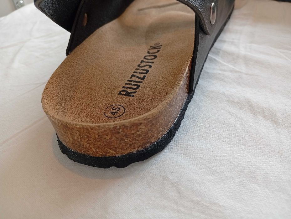 НОВИ анатомични кожени мъжки сандали 45 номер