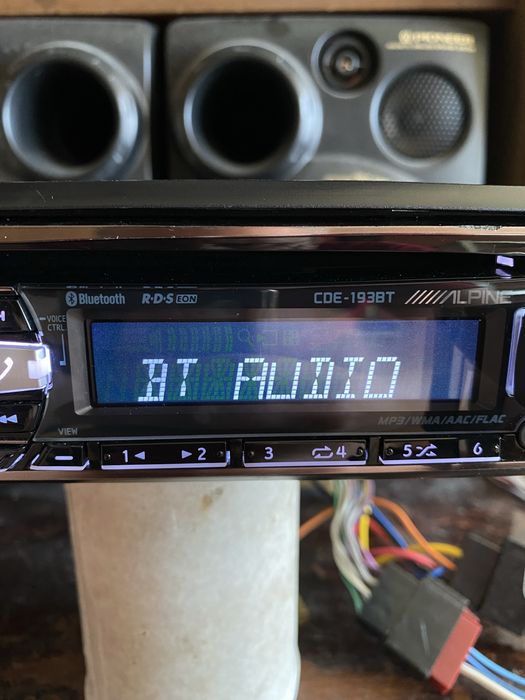 ALPINE CDE-193BT - ВИСОК КЛАС!- BLUETOOTH USB CD mp3 плеър за кола сд авто радио