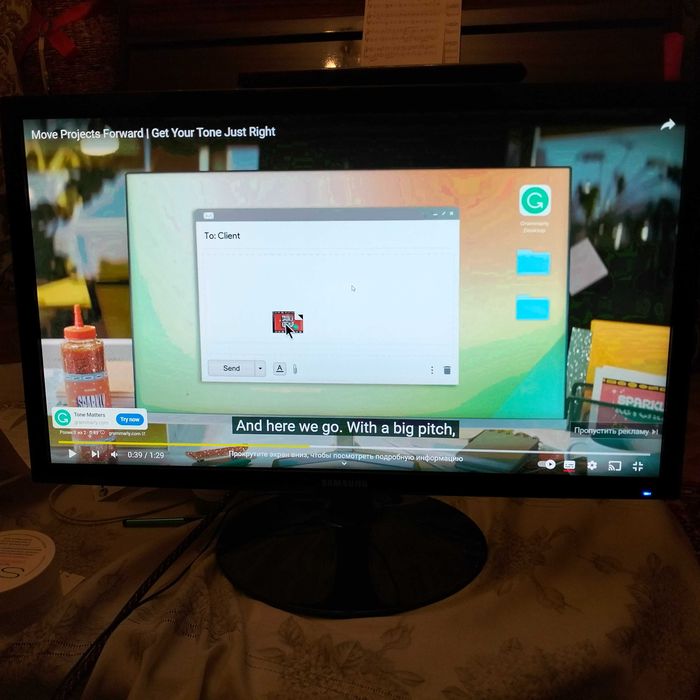 Samsung S24D332H RU 24"/1920×1080 монитор