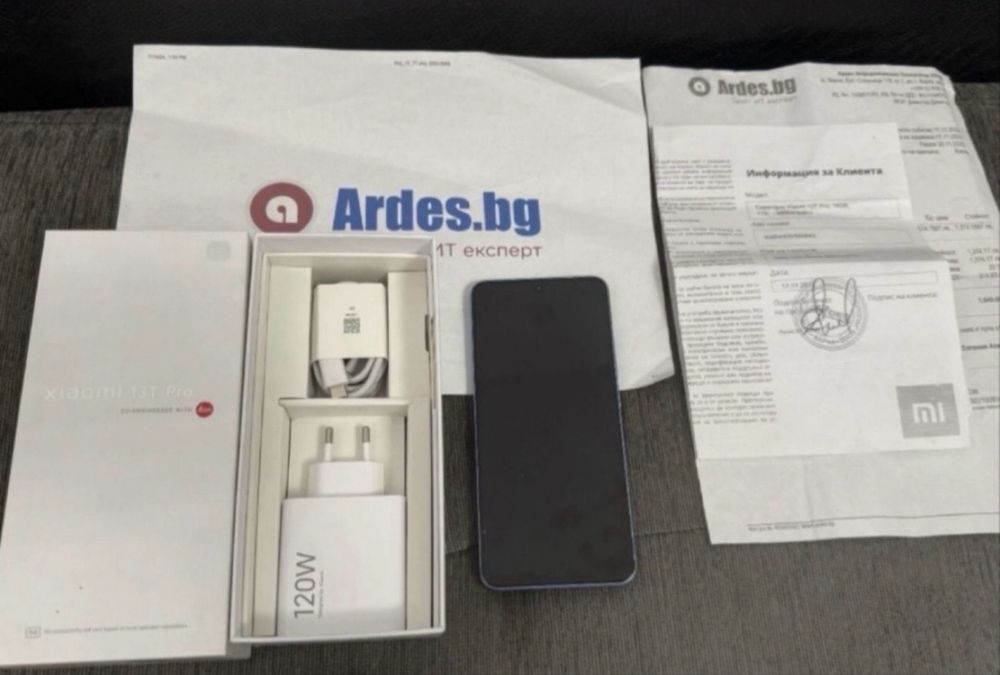 КАТО НОВ 1TB Xiaomi 13T Pro Гаранция от Ardes до 2025 г. Blue / Син