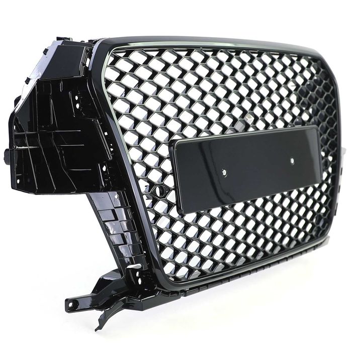 Предна решетка Ауди Q3 Тип RS пчелна пита Черен гланц 2011-2015 година