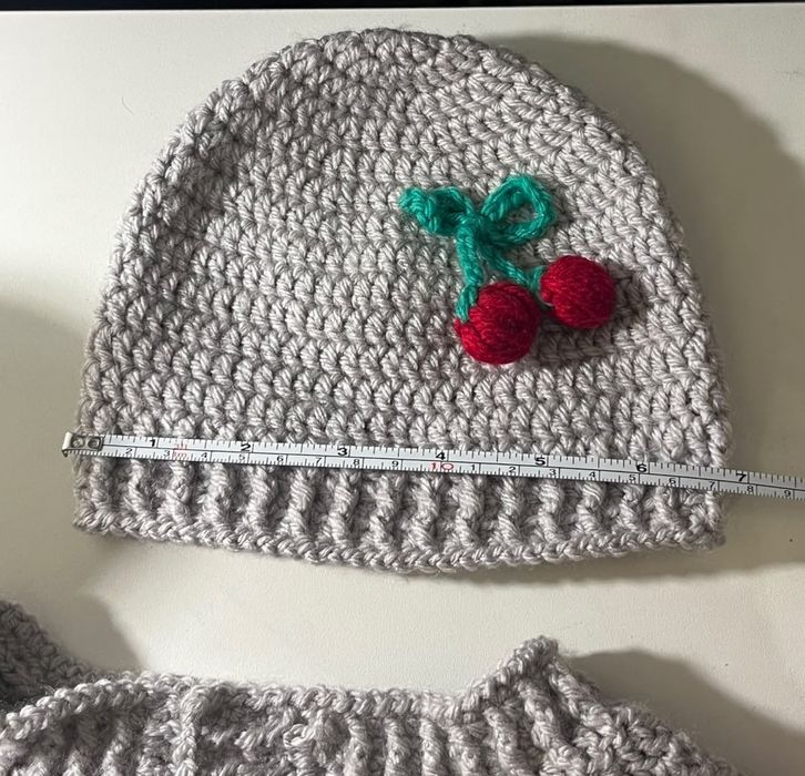 Set crosetat pentru bebe 3-6 luni