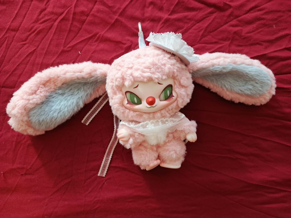 Игрушка лабуба розовая