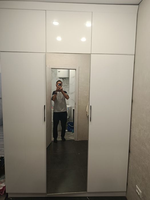 Прихожай шкаф белый лдсп
