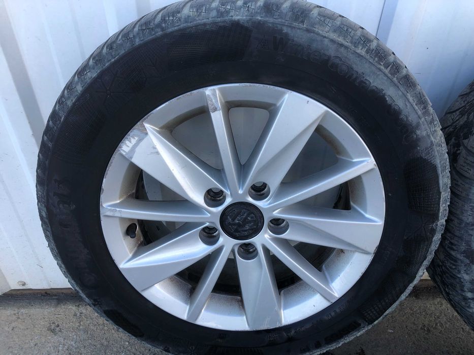 Set 4 Roti Jante Aliaj Golf 7 cu Anvelope  195/65 R15