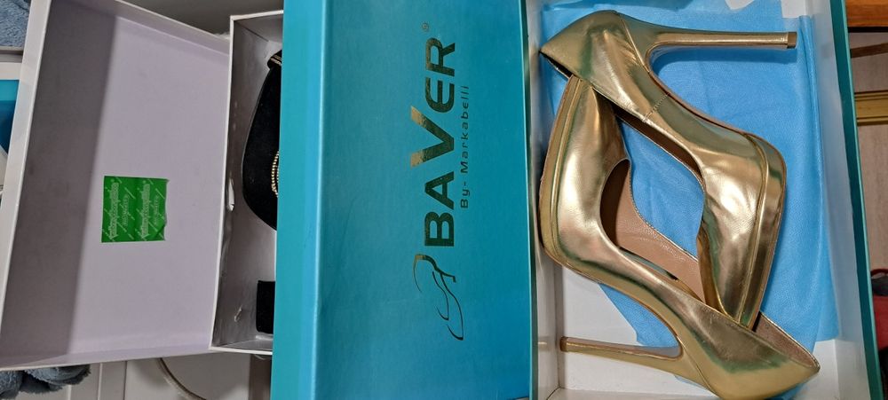 Туфли Baver, натуральная кожа, 2 пары, торг!!!