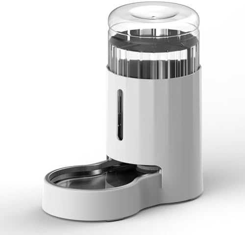Pet Water Dispenser 6L Stainless Steel BPA-Free Automatic for Cats & Dogs – White