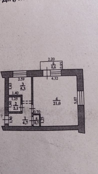 Продам 1 комнатую квартиру