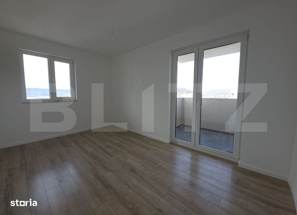 Apartament 3 camere, 62,65 mp, 2 bai, balcon 9,10 mp, finisaje premium