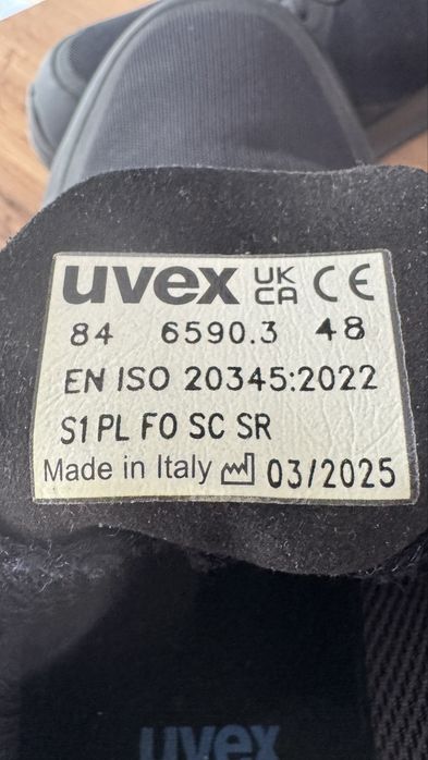 Мъжки работни обувки Uvex S1P номер 48
