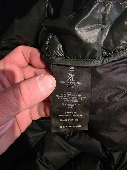 G-STAR RAW ATTACC DOWN HOODED Мъжко Яке Гъши Пух Ежедневно Раз.L