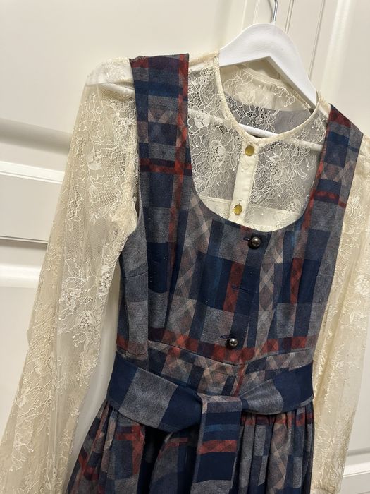 сарафан с кружевной рубашкой