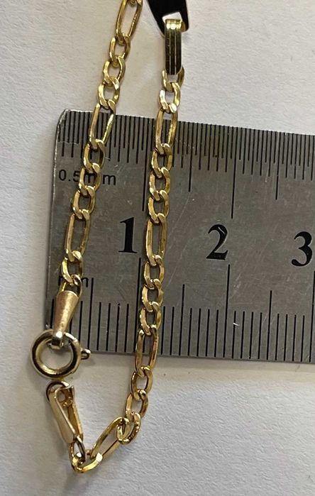 Златна бебешка гривна 1.56гр.15см.
