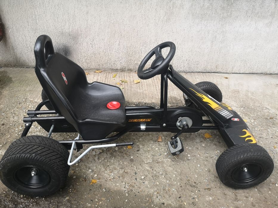 Cart/Kart cu pedale PUKY F1 pt. copii 6 la 12 ani negru