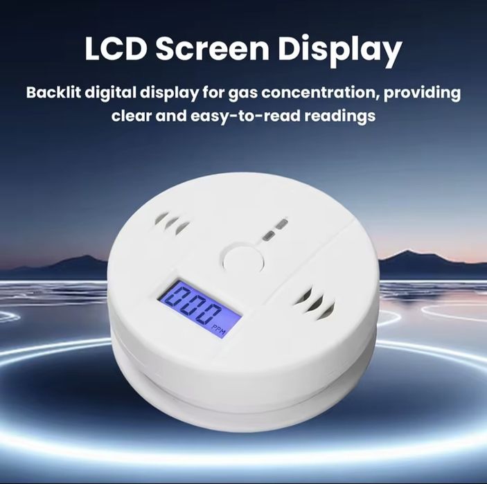 Detector monoxid de carbon portabil cu baterii