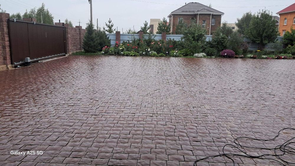 Укладка брусчатки