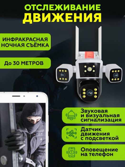 Умная беспроводная камера WiFi smart camera