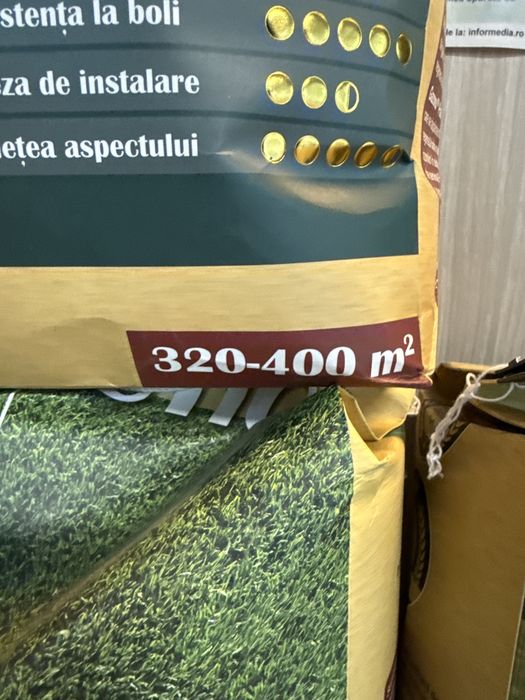 Gazon practic pentru 400 m patrati