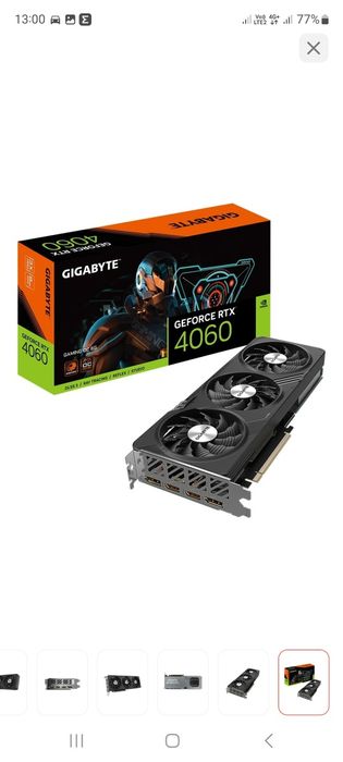 Видеокарта  GeForce 4060 rtx