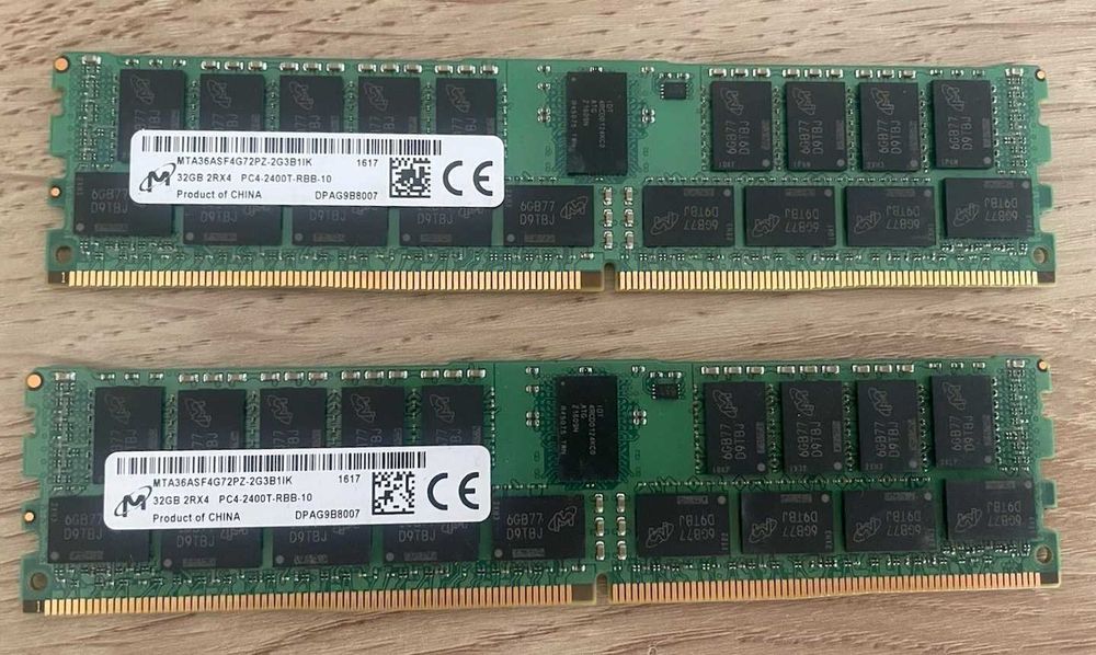 Сървърна памет 64Gb (32Gb x2) DDR4 2400 RDIMM ECC Registered